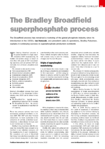 Fertilizer International-Sept_Oct 2022-Bradley Broadfield Superphosphate Process